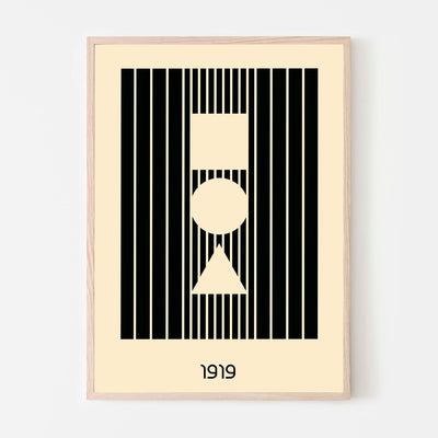 Grafisk plakat - Bauhaus plakat - The Graphic Sixtythree - WeDoArt