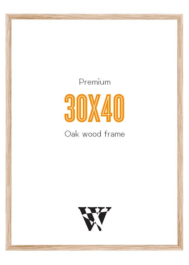 The Wooden Frame – 30x40 - WeDoArt Shop - Grafiske plakater og billedrammer i høj kvalitet