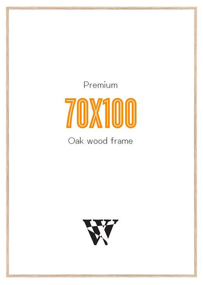 The Wooden Frame – 70x100 - WeDoArt Shop - Grafiske plakater og billedrammer i høj kvalitet